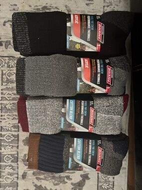 Dickies Steel Toe Crew Performance Thermal Socks 12 Pair Lot Mens 6–12 NEW